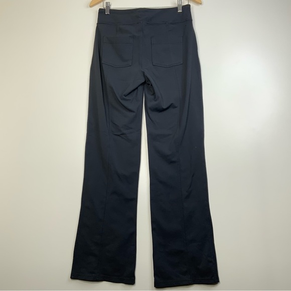 Athleta Dark Gray Wide Leg Athletic Leisure Leggings. Women size M. - Picture 2 of 7